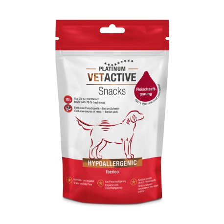 Platinum Vetactive Snacks Hypoallergenic Iberico recompense pentru câini